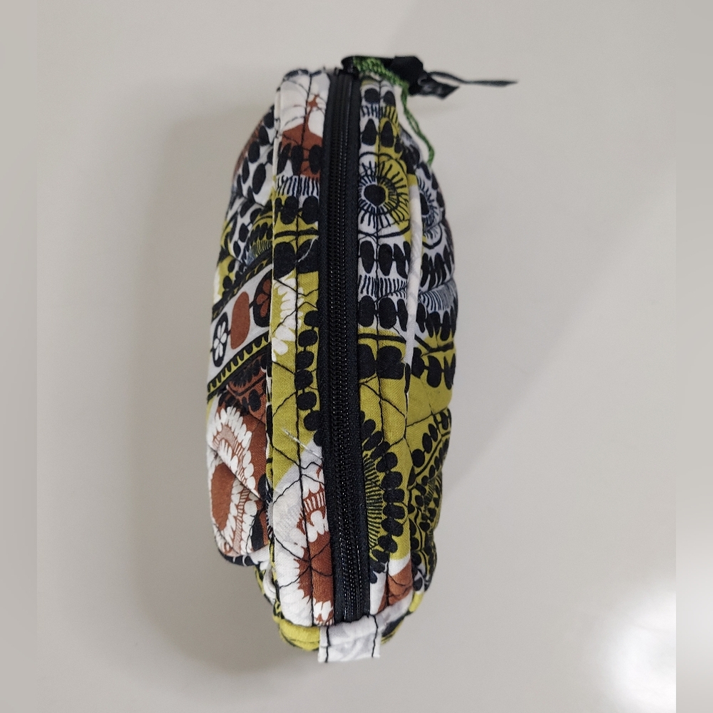Vera Bradley Cocoa Moss Floral Quilted Coin Purse & Mirror Cosmetic Bag Lot NWT - Picture 5 of 15